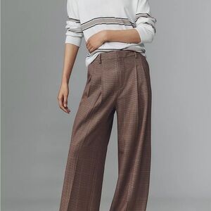 Maeve Brown Wide Leg Trousers